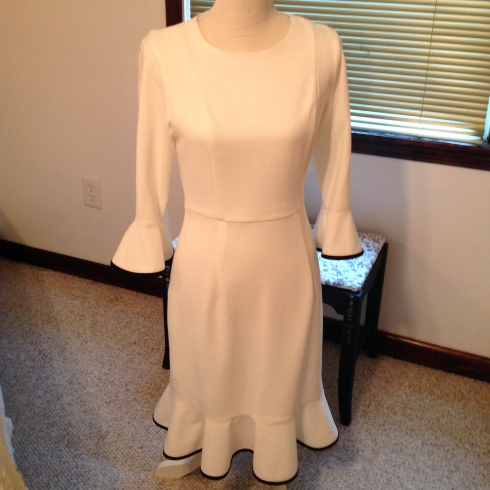 Nanette Lenore black and white dress
